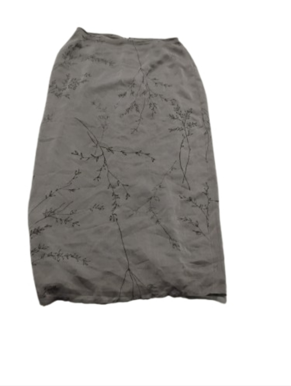 Vintage 1990s 2000s Express Minimalist Botanical Print Maxi Skirt